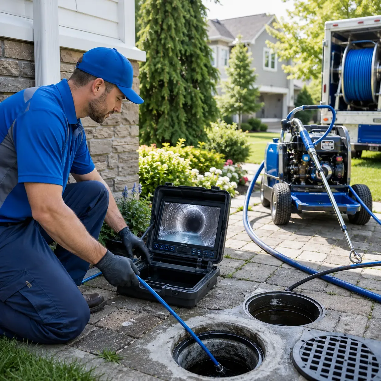 Outdoor drain cleaning professionals serving Orangeville, PA